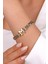 M Harf Altın Bileklik CGKBLK0056 1