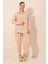 6593 Oversize Ikili Takım - Bej 3