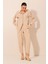 6593 Oversize Ikili Takım - Bej 4
