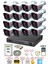 16 Kameralı 5mp Lensli 1080P 2mp Görüntü 6 Atom Gece Görüşlü FullHd Güvenlik Kamerası 5525A 500GB 1