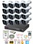 16 Kameralı 5mp Lensli 1080P 2mp Görüntü 6 Atom Gece Görüşlü FullHd Güvenlik Kamerası 5525A 500GB 2