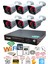 6 Kameralı 5mp Lensli 1080P 2mp Görüntü 6 Atom Gece Görüşlü FullHd Güvenlik Kamerası 5525A 1TB 1