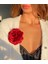 Pink Lady Pinky Lady Bordo Gül Broş 1