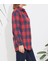 Lacivert Kırmızı Oduncu Ekose Gömlek 4