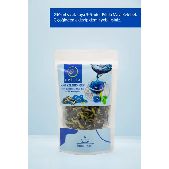 Frigia Mavi Kelebek Çayı 25 Gram (Doğal Yaprak Çay)
