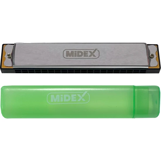 Midex HN-20SL Silver 20 Delikli Mızıka