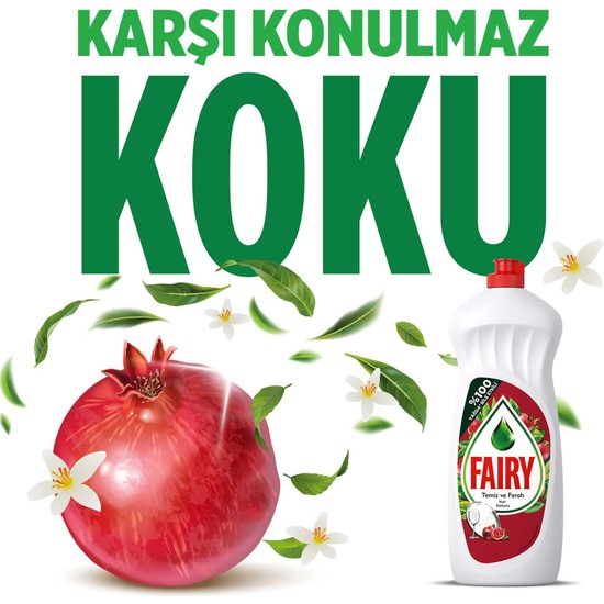 Fairy Temiz & Ferah Sıvı Bulaşık Deterjanı 650 Ml Nar Kokulu Fiyatı