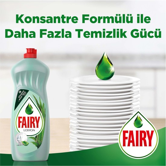 Fairy Losyon Sıvı Bulaşık Deterjanı 750 Ml Aloe Vera Kokulu Fiyatı