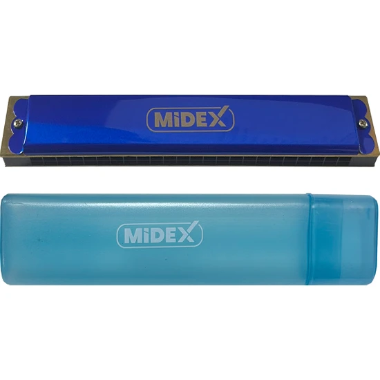 Midex HN-24BL Mavi 24 Delikli Mızıka