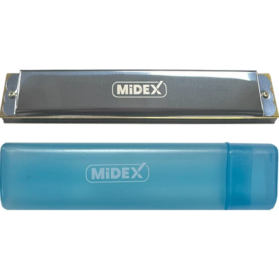Midex HN-24SL Silver 24 Delikli Mızıka