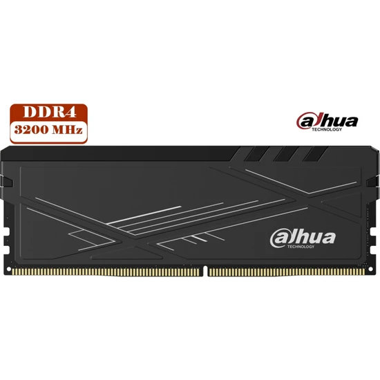 Dahua C600 Ddr4 8GB 3200MHZ CL22  Sogutuculu Desktop Ram C600UHD8G32
