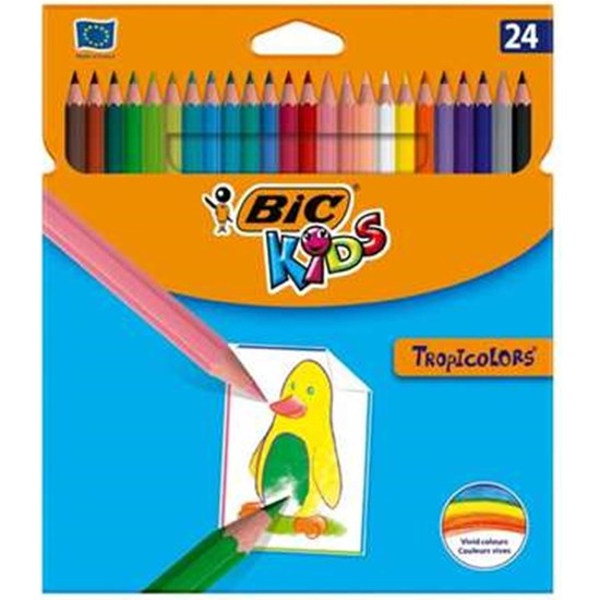 Bic Tropicolors Kuru Boya Kalemi 24 Renk