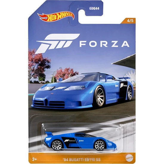 Hot Whels Hot Wheels Temalı Arabalar Auto Forza 94 Bugatti EB110 Ss HLK26