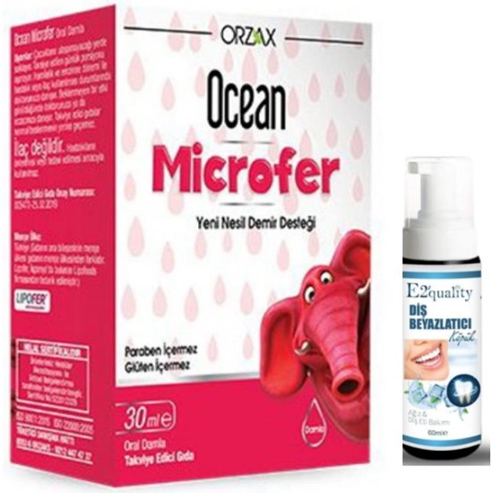 Orzax Ocean Microfer Takviye Edici Gıda 30 Ml - Damla - Diş Fiyatı