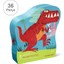 Dekoratif Puzzle - 36 Parça - Dinozor 1