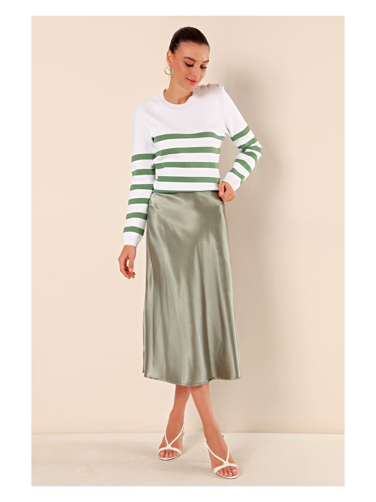 Bigdart 15806 Saten Etek - Çağla