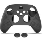 Comse Xbox Series S x Silikon Kılıf 9. Nesil Kol Uyumlu Analog Koruyucu Set Siyah Renk