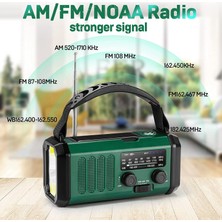 Talent Güneş Enerjili Acil El Krank Telsizi Am Fm Hava Durumu Radyosu, Sos, 3 Mod, Okuma Lambası (Yurt Dışından)
