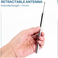 Talent 115 cm 10 Bölümlü Teleskopik Anten Fm Am Radyo (Yurt Dışından)