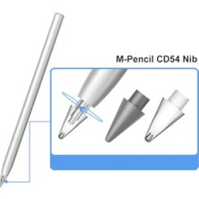 Talent M-Pencil 2nd Stylus Dokunmatik Kalem Ucu Için Değiştirilebilir Kalem Uçları M-Pencil 2generation CD54 Nıb Kalem Ucu-Gri (Yurt Dışından)