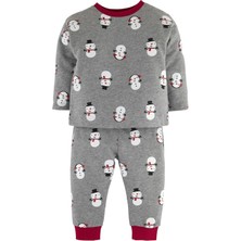 Mamino Kardan Adam %100 Pamuk&cotton Yılbaşı Çocuk Pijama Takımı