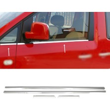 ZNZ Oto Aksesuar Vw Caddy Krom Cam Çıtası 4 Prç. 2004-2015 P. Çelik