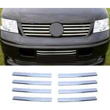 ZNZ Oto Aksesuar Vw T5 Transporter Krom Ön Panjur Çerçevesi 2003-2010 Arası Paslanmaz Çelik