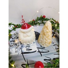 Noel Baba ve Çam Ağacı Kokulu Soya Mum Seti