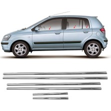 ZNZ Oto Aksesuar Hyundai Getz Krom Cam Çıtası 6 Prç. 2002-2011 P. Çelik
