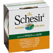 Schesir Aloevera ve Tavuklu Jöleli Konserve Köpek Maması 150 gr