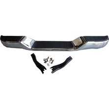 JMC Mazda B2500- Pıck Up- 97/00; Arka Tampon Nikelajlı (Altı Oval)(Bağlantı Braketleri Ile) (Fpı)