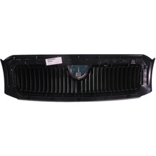 JMC Skoda Fabıa- 05/07; Ön Panjur Gri Nikelaj Çerçeveli Komple (Tyg)