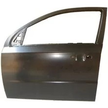 JMC Chevrolet Aveo- Sd- 07/12; Ön Kapı Komple Sol (Çelik Barlı) Siyah/iceli (Bfn)