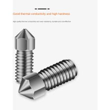 Gui Xulian 3 Adet 3D Yazıcı Parçaları Ekstruder Baskı Kafası Aşınmaya Dayanıklı Metal Püskürtücü Paslanmaz Çelik Meme Ankermake Için Geçerli (Yurt Dışından)