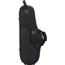Gui Xulian Suya Dayanıklı Oxford Kumaş Alto Saksafon Big Bag Box Sax Ayarlanabilir Omuz Askılı Yumuşak Kılıf, Siyah (Yurt Dışından)