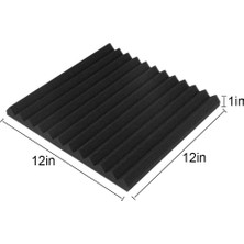 Gui Xulian 50 Adet Ses Yalıtım Levhası Ses Yalıtım Stüdyosu Köpük, Duvar Ses Yalıtım Levhası, Ev Stüdyosu Için, 2.5x 30X 30 cm (Yurt Dışından)