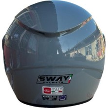 Sway Sw 700 Motosiklet Nardo Gri Yarım Kask