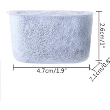 Sunshinee Kahve Kahve Makinesi Için Uygun Aktif Karbon Filtre 18 Parça Bambu Kömür Su Filtresi Elemanları (Yurt Dışından)