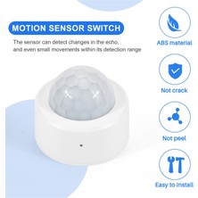 Sunshinee Tuya Zigbee Pır Hareket Sensörü Insan Vücudu Hareket Sensörü Akıllı Yaşam Kontrolü Alexa Google Home ile Çalışır (Yurt Dışından)