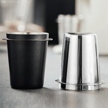 Sunshinee 53MM Kahve Dozaj Yakalayıcı Bardak Toz Besleyici Makinesi Dayanıklı Parça Aşınma Distribütörü Coffeeware Aksesuarları, Siyah (Yurt Dışından)