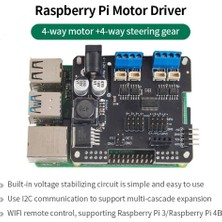 Sunshinee 4b 3 Robot Genişletme Kartı Step Motor Şapka 4 Yollu Motor Wifi Uzaktan Kumanda Için (Yurt Dışından)