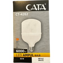 Cata CT-4262 55W 6400K (Beyaz Işık) E27 Duylu LED Torch Ampul