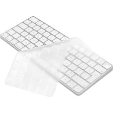 McStorey Klavye Kılıfı Apple Magic Keyboard-3 A2449 A2450 Lockkey ile Uyumlu Silikon Kılıf