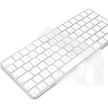 McStorey Klavye Kılıfı Apple Magic Keyboard-3 A2449 A2450 Lockkey ile Uyumlu Silikon Kılıf