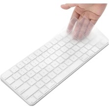 McStorey Klavye Kılıfı Apple Magic Keyboard-3 A2449 A2450 Lockkey ile Uyumlu Silikon Kılıf