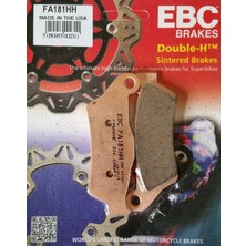 Ebc FA181HH 2021-2022 Ktm 890 Adventure R Uyumlu Arka Fren Balatası Sinterli Balata