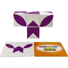 Küpss Geo Jr. Manyetik Görsel Zeka Küpleri - Geometrik Desen Oyunu - 3D Şekil Puzzle