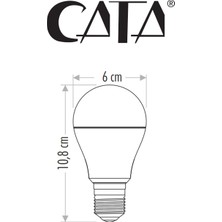 UZMLİGHT CT-4277 9W LED Ampul 740LM 20 Adet