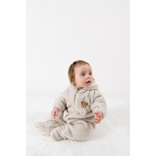 Bebesev Welsoft Peluş Unisex Fermuarlı Kışlık Bebek Uyku Tulumu Bebek Tulumu Çocuk Tulumu Çocuk Kostümü Tlmayk