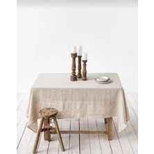 Organik Ham Keten Masa Örtüsü